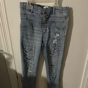 Jordache distressed Girls size 12 , gently worn